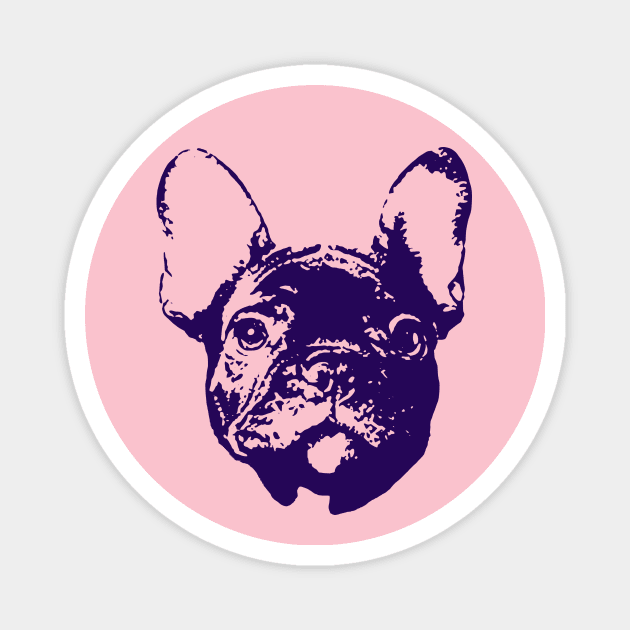 French Bulldog Magnet by TimeTravellers